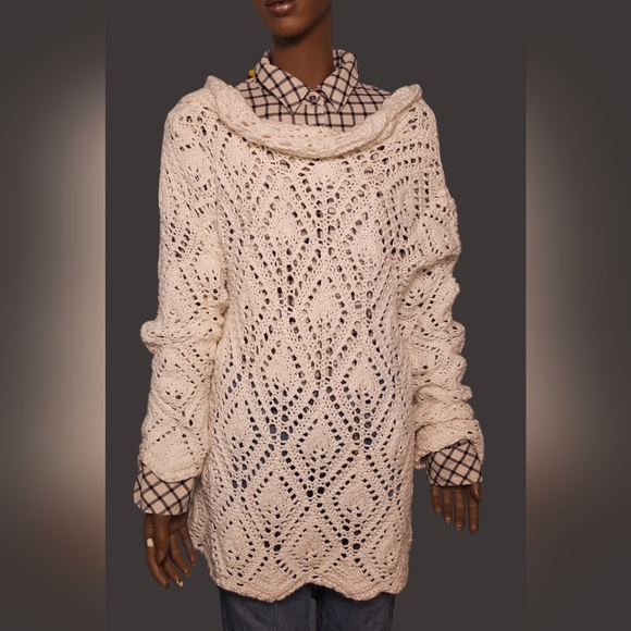 100% cotton vintage Cardigan Brand Willow With Cool Big Wooden Button - Picture 3 of 5